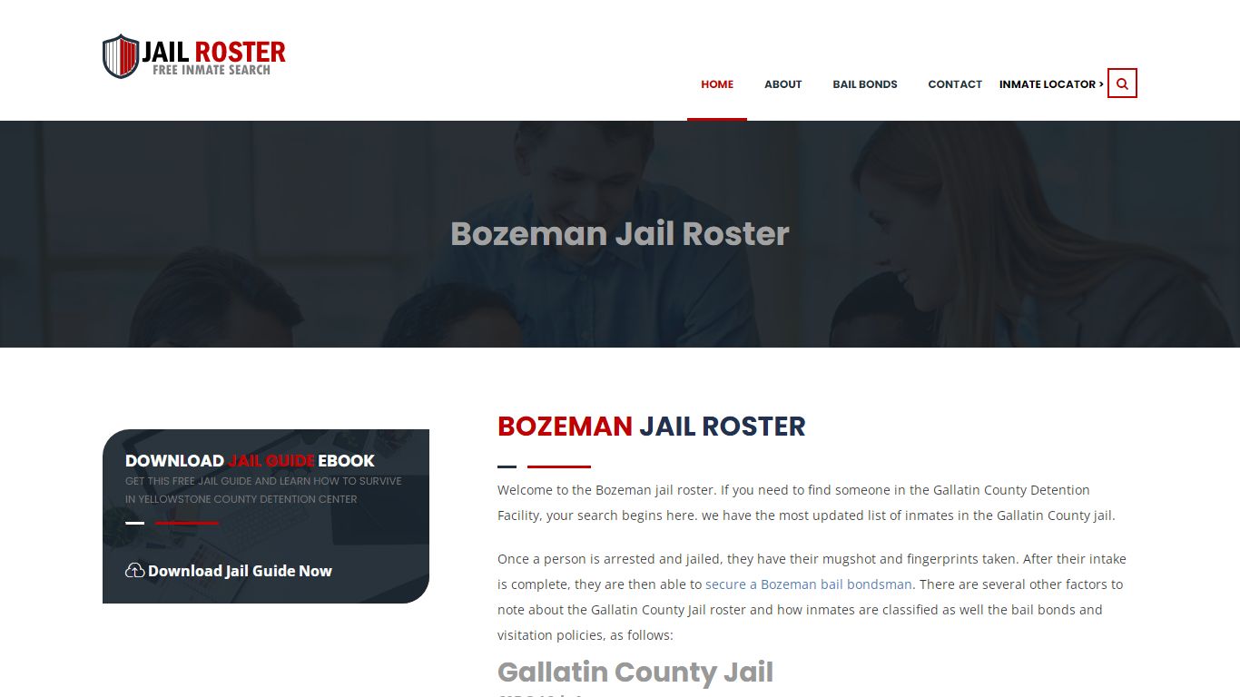 Find Gallatin County Jail inmates using this Bozeman Jail ...