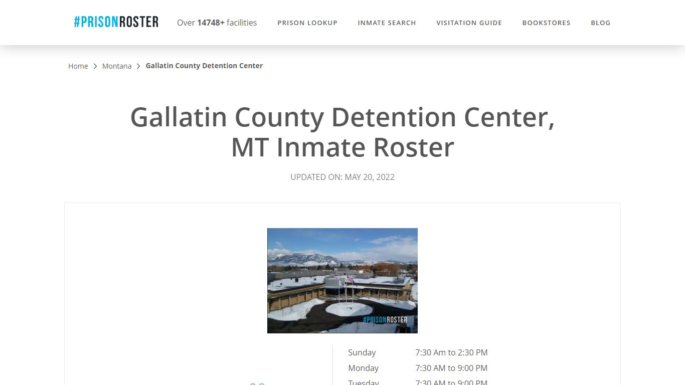 Gallatin County Detention Center, MT Inmate Roster